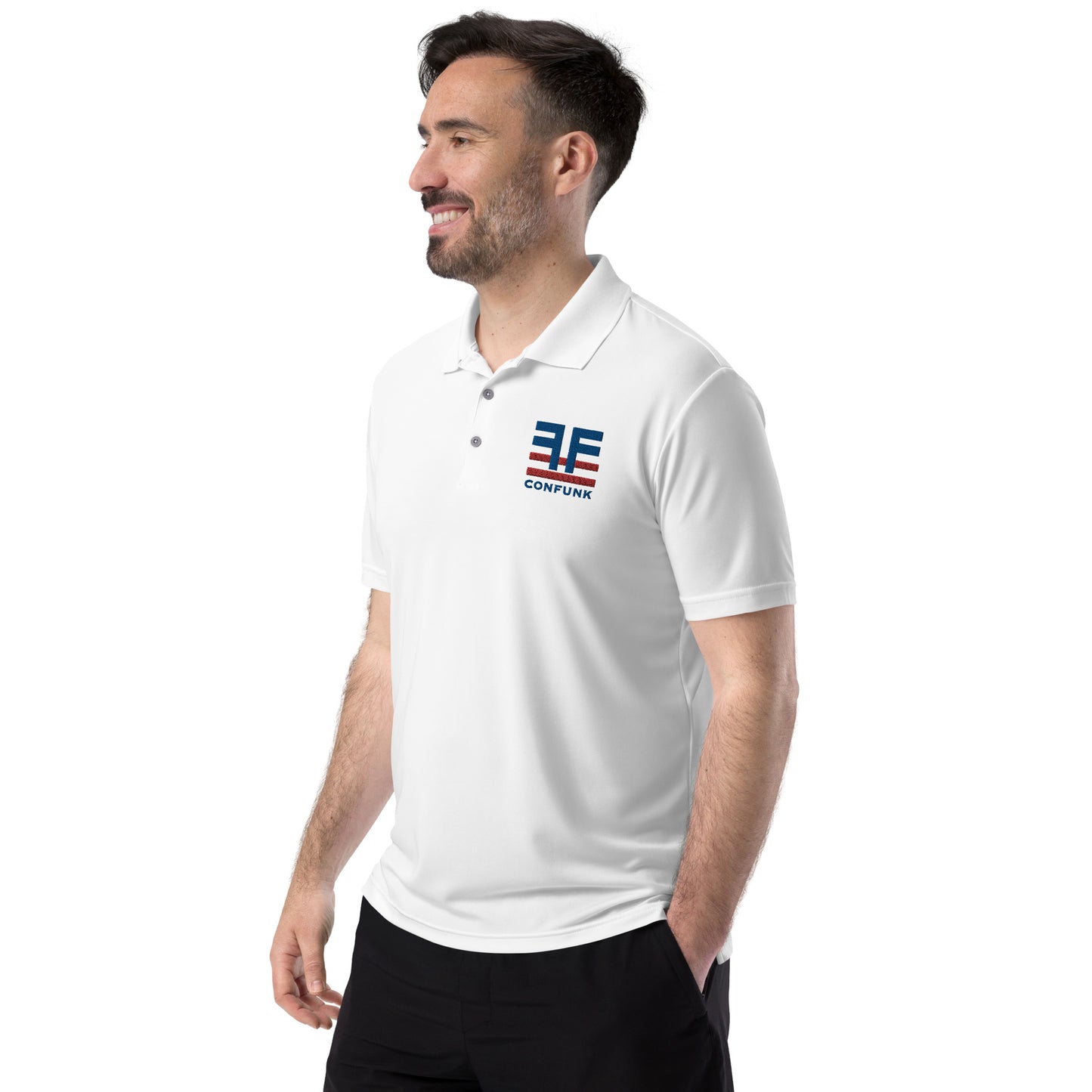 Embroidered Confunk Adidas Performance Golf Polo