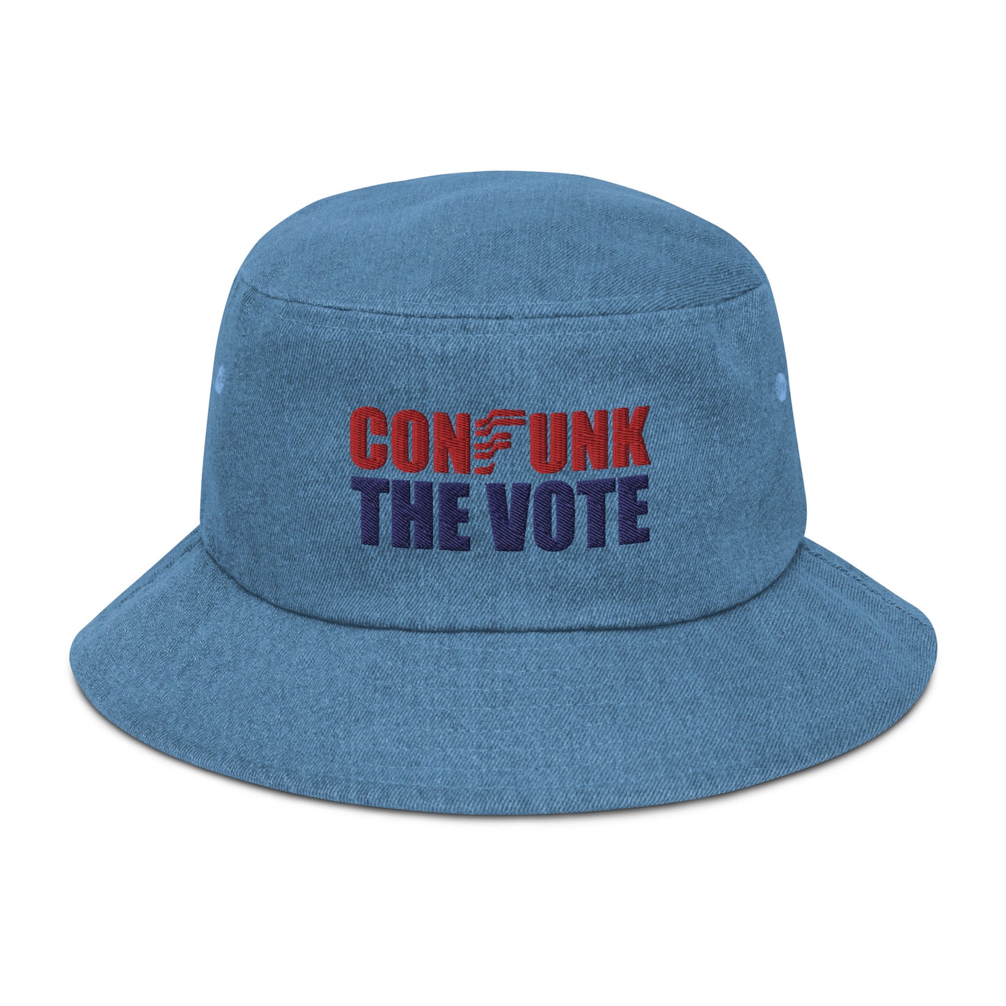 Confunk The Vote Denim Bucket Hat