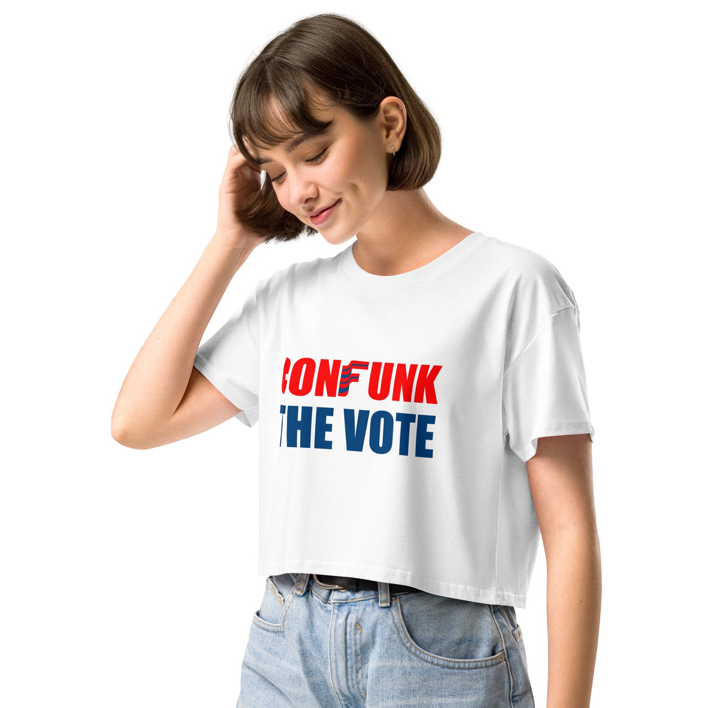 Confunk The Vote Women’s Crop Top